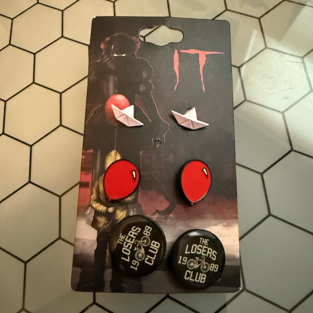 Pennywise earrings